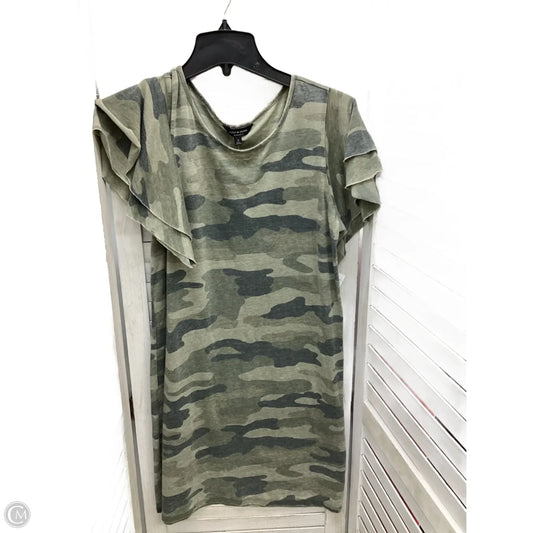 Dress Casual Midi By Lucky Brand In Camouflage Print, Size: S