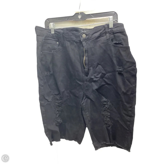 Shorts By Fashion Nova In Black, Size: 3x