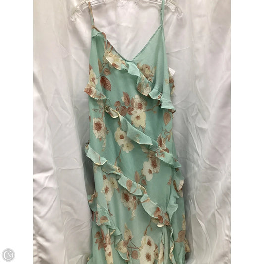 Dress Casual Maxi By A New Day In Floral Print, Size: Xxl