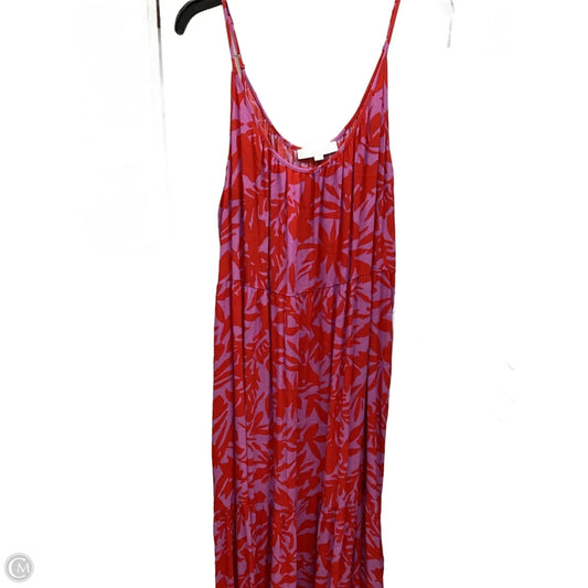 Dress Casual Maxi By Loft In Floral Print, Size: M