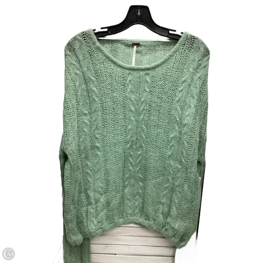 Sweater By Free People In Green, Size: M