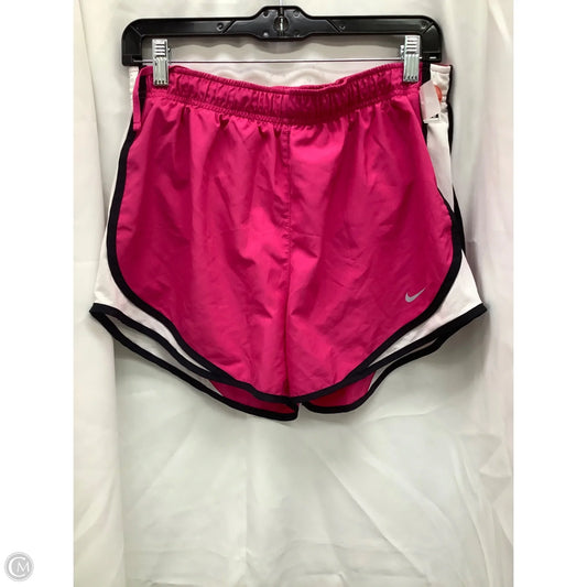 Athletic Shorts By Nike In Pink, Size: L