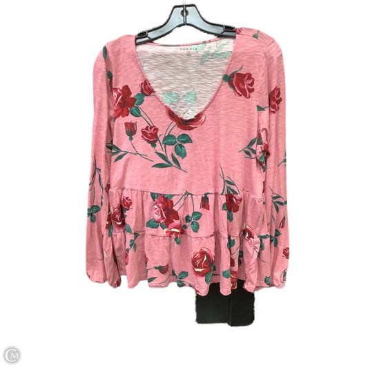 Top Long Sleeve By Torrid In Floral Print, Size: M