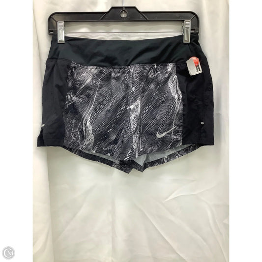 Athletic Shorts By Nike In Black & Grey, Size: S