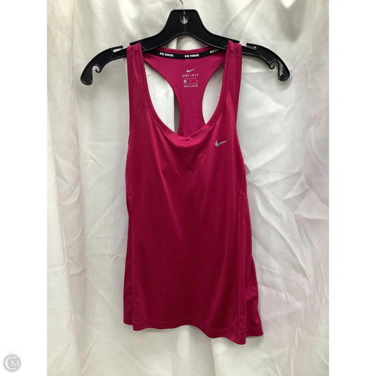 Athletic Tank Top By Nike In Pink, Size: S