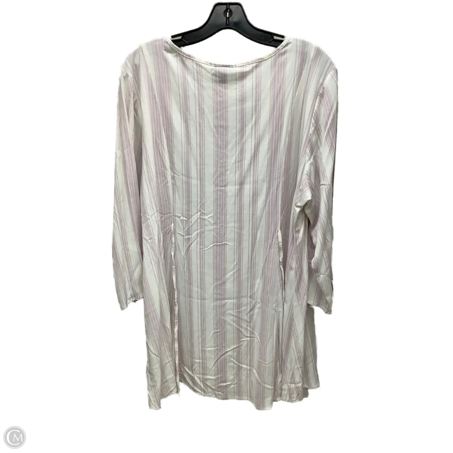 Top Long Sleeve By Torrid In Striped Pattern, Size: 1x