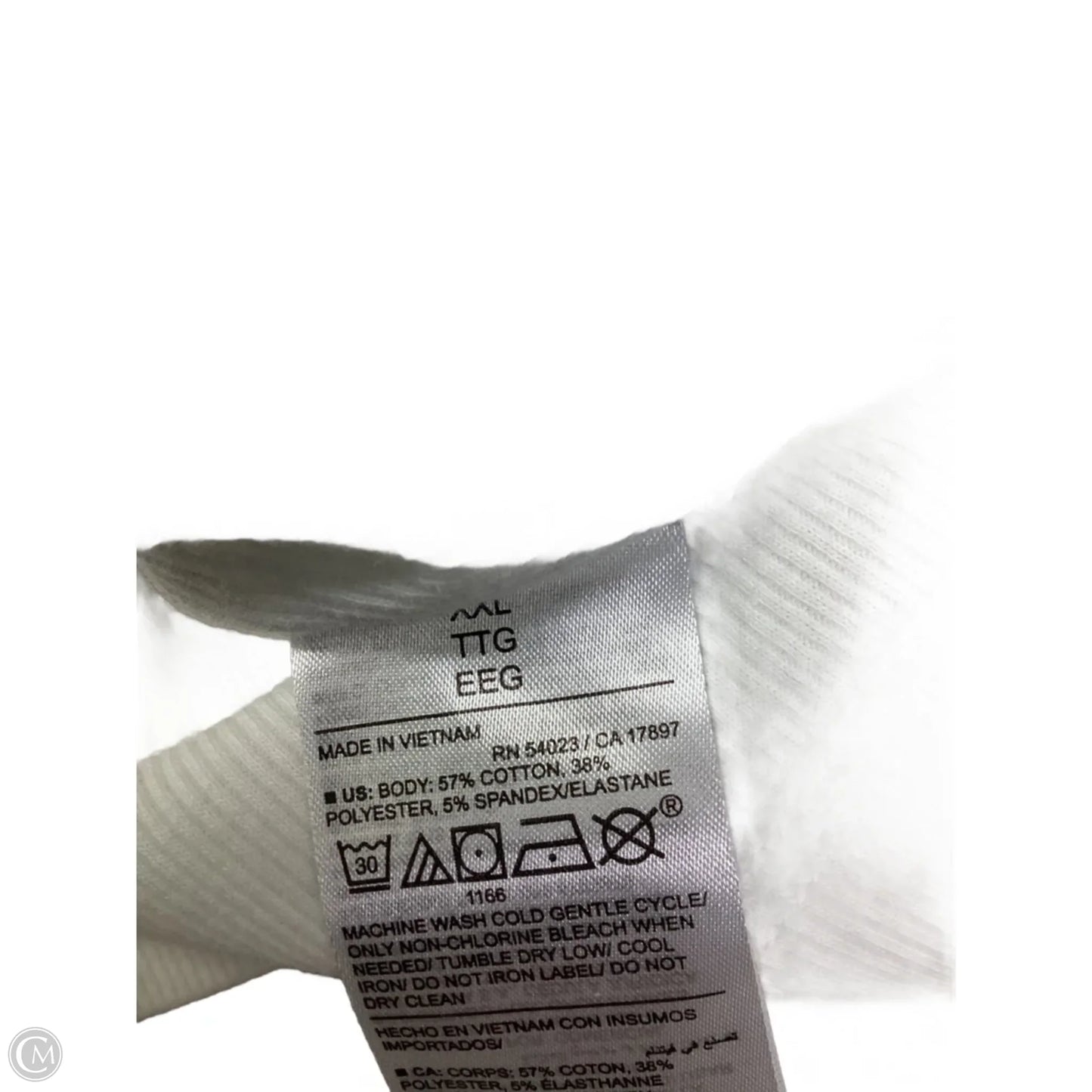 Top Sleeveless By Old Navy In White, Size: Xxl