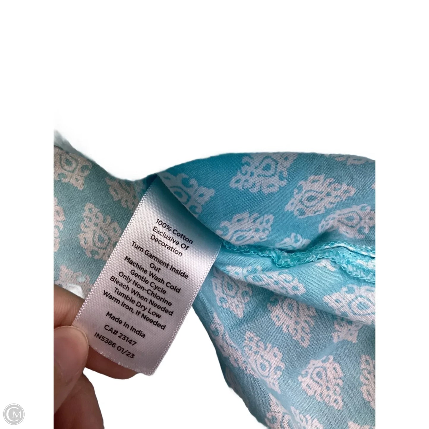 Top Sleeveless By Talbots In Blue, Size: 2x