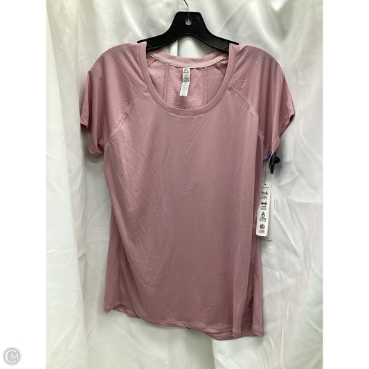 Athletic Top Short Sleeve By Rbx In Pink, Size: M