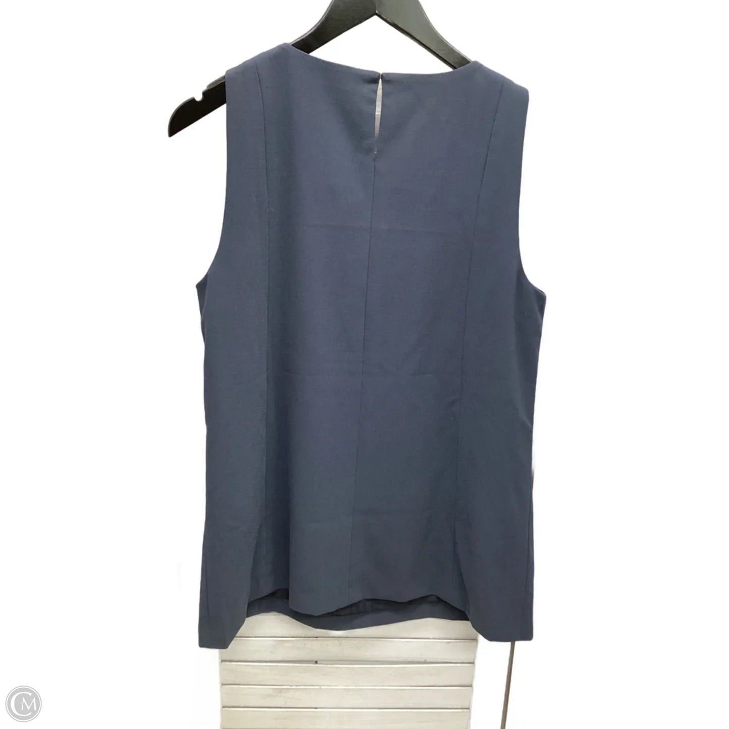 Top Sleeveless By Loft In Grey, Size: M