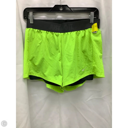 Athletic Shorts By Nike In Yellow, Size: S