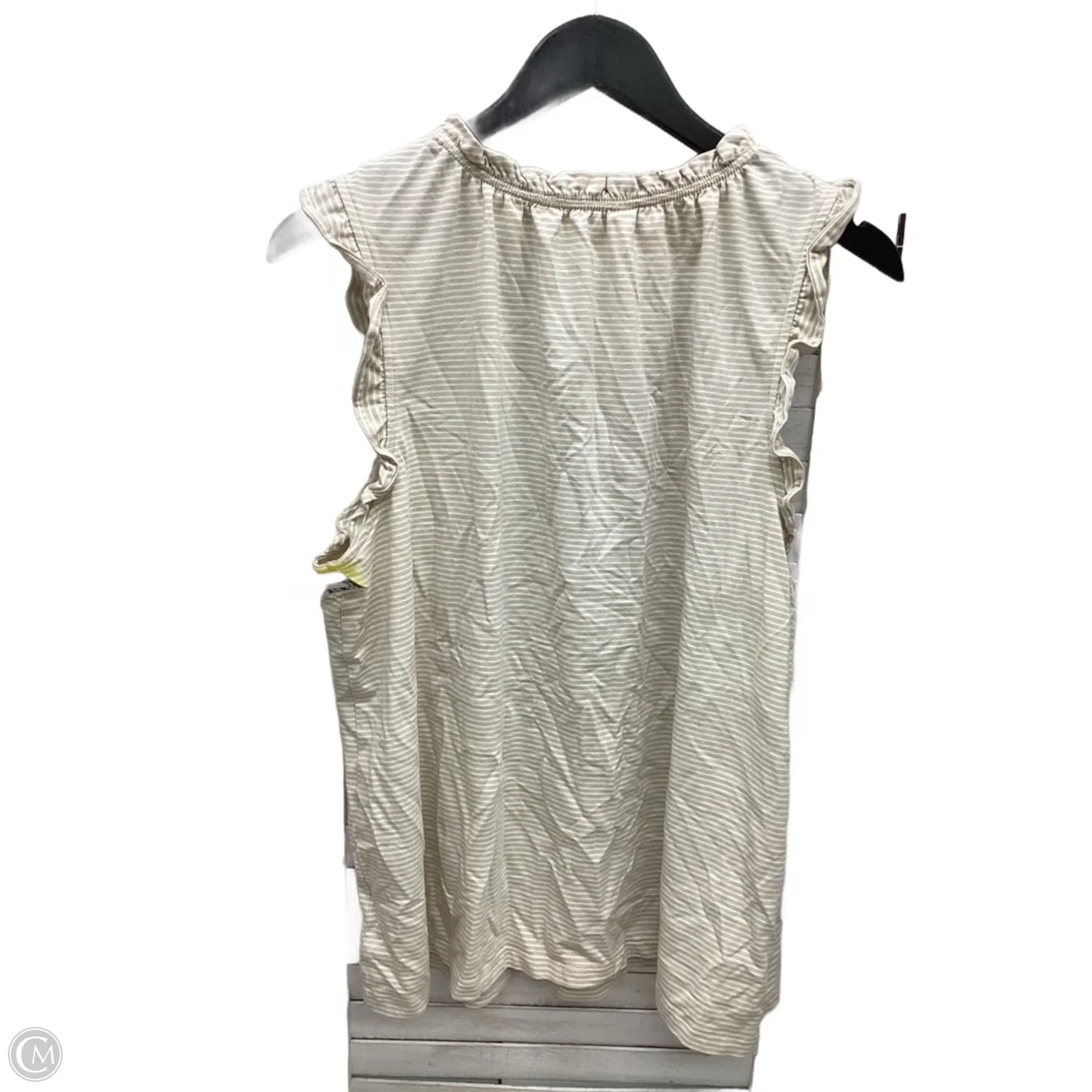 Top Sleeveless By Lc Lauren Conrad In Striped Pattern, Size: 1x