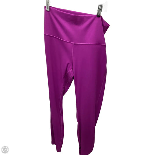 Athletic Leggings By Lululemon In Purple, Size: M