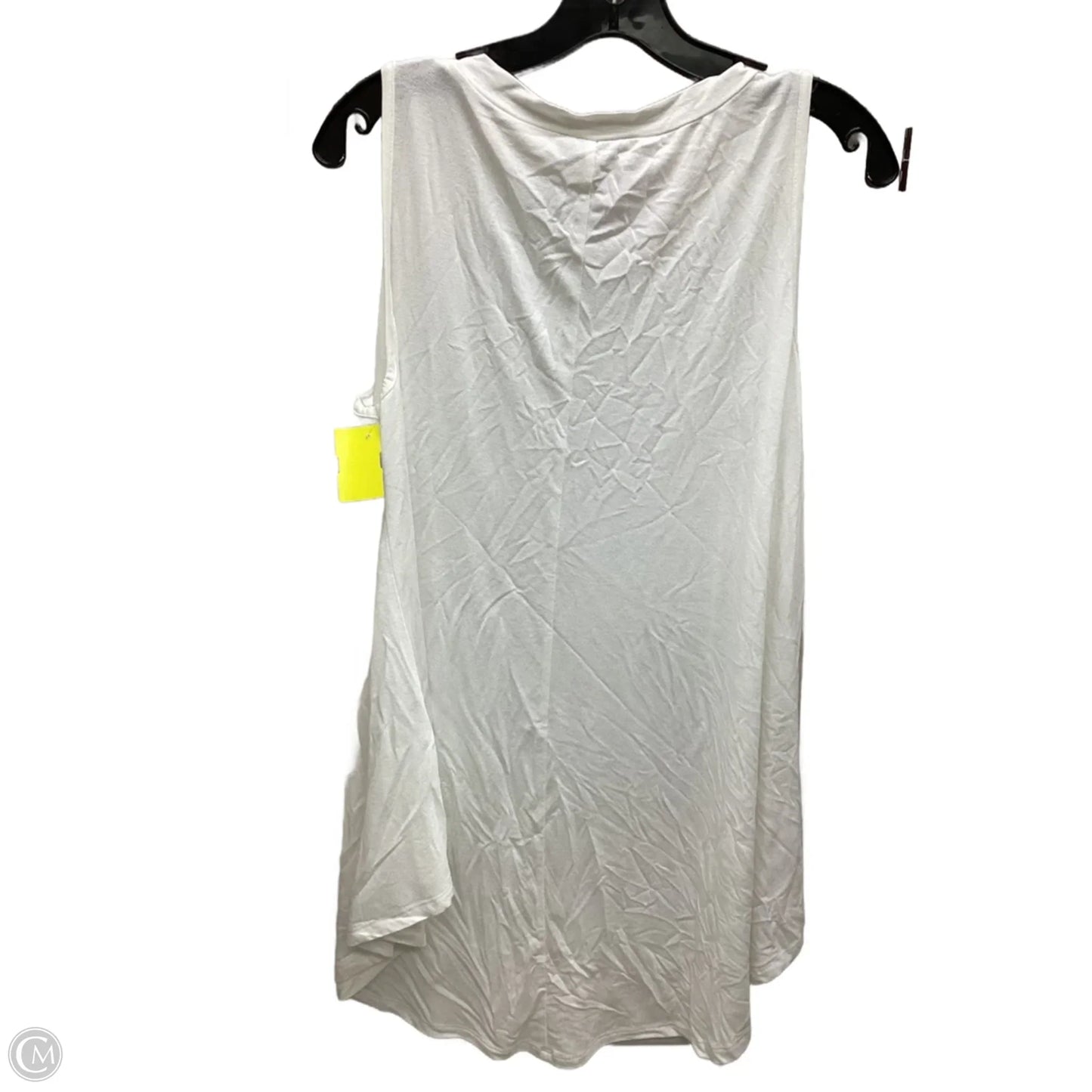 Top Sleeveless By Lane Bryant In White, Size: 14
