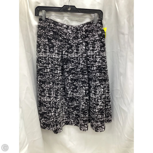Skirt Designer By Karl Lagerfeld In Black & White, Size: 8