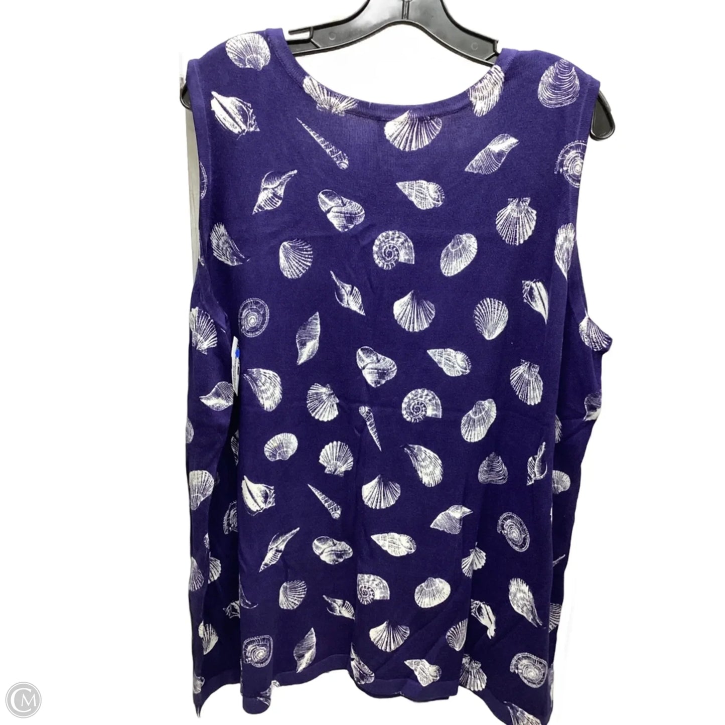 Top Sleeveless By Isaac Mizrahi Live Qvc In Blue, Size: 2x