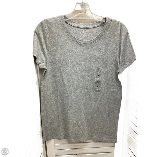 Top Short Sleeve By Gap In Grey, Size: M