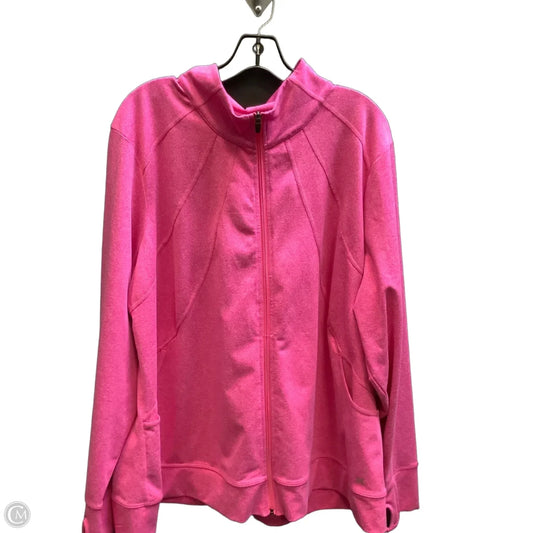 Jacket Other By Xersion In Pink, Size: 3x