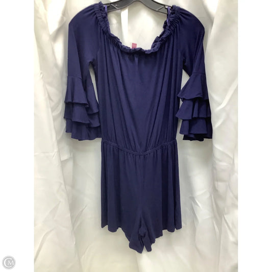 Romper Designer By Lilly Pulitzer In Navy, Size: Xs
