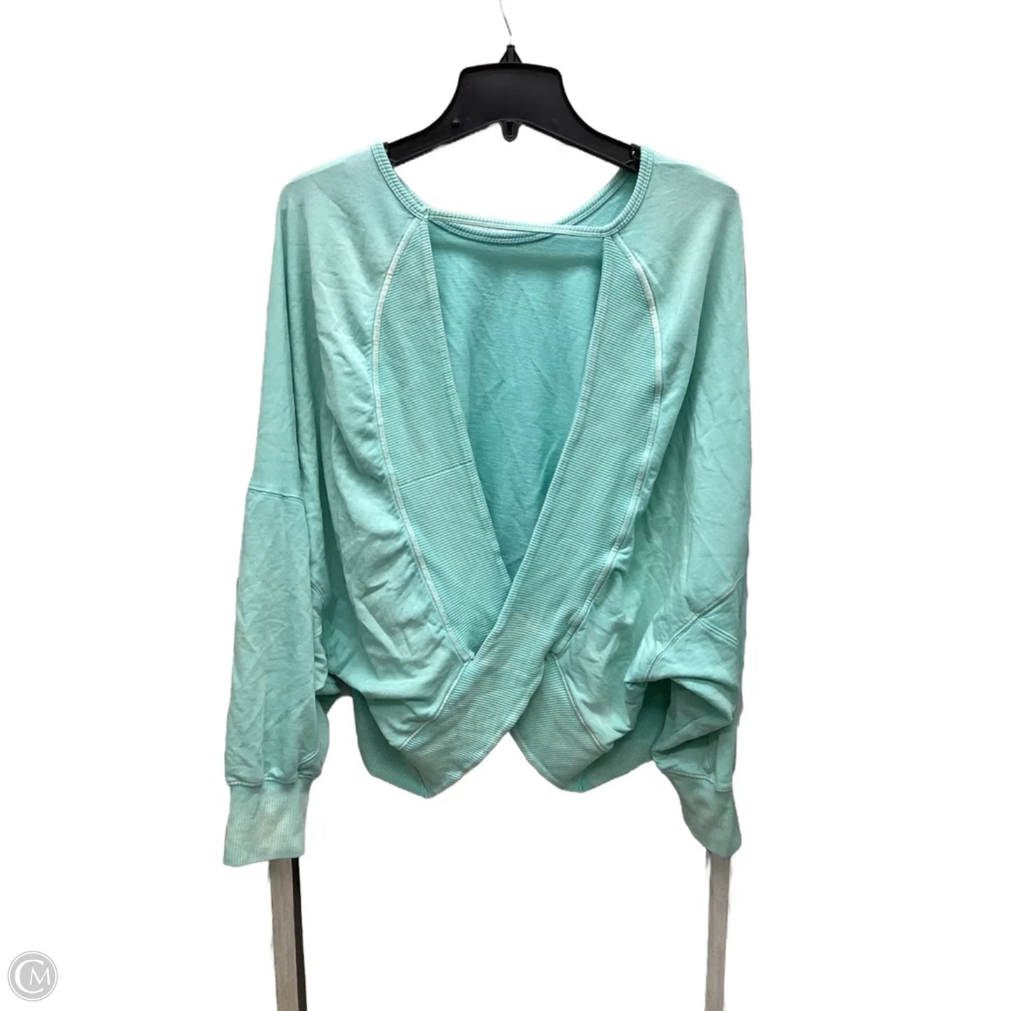 Top Long Sleeve By Free People In Teal, Size: S