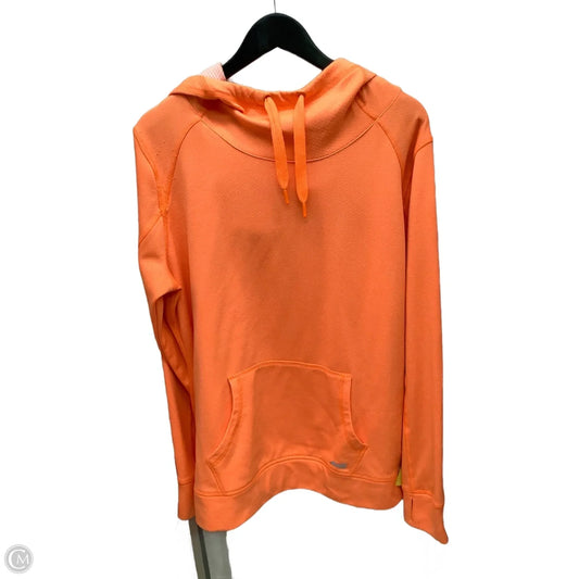 Sweatshirt Hoodie By Avia In Orange, Size: Xxl