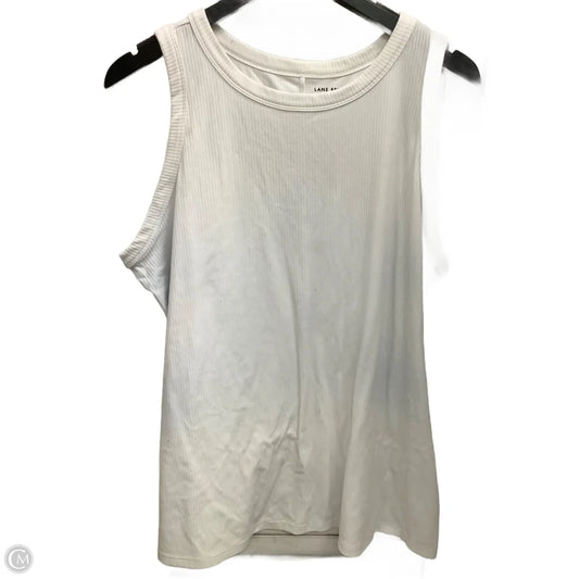Top Sleeveless By Lane Bryant In White, Size: 3x