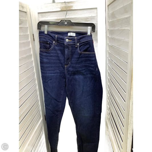 Jeans Skinny By Loft In Blue, Size: 10