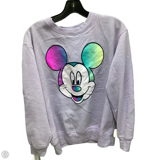 Sweatshirt Crewneck By Clothes Mentor In Mauve, Size: M