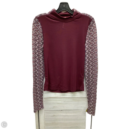 Top Long Sleeve By Free People In Multi-colored, Size: M