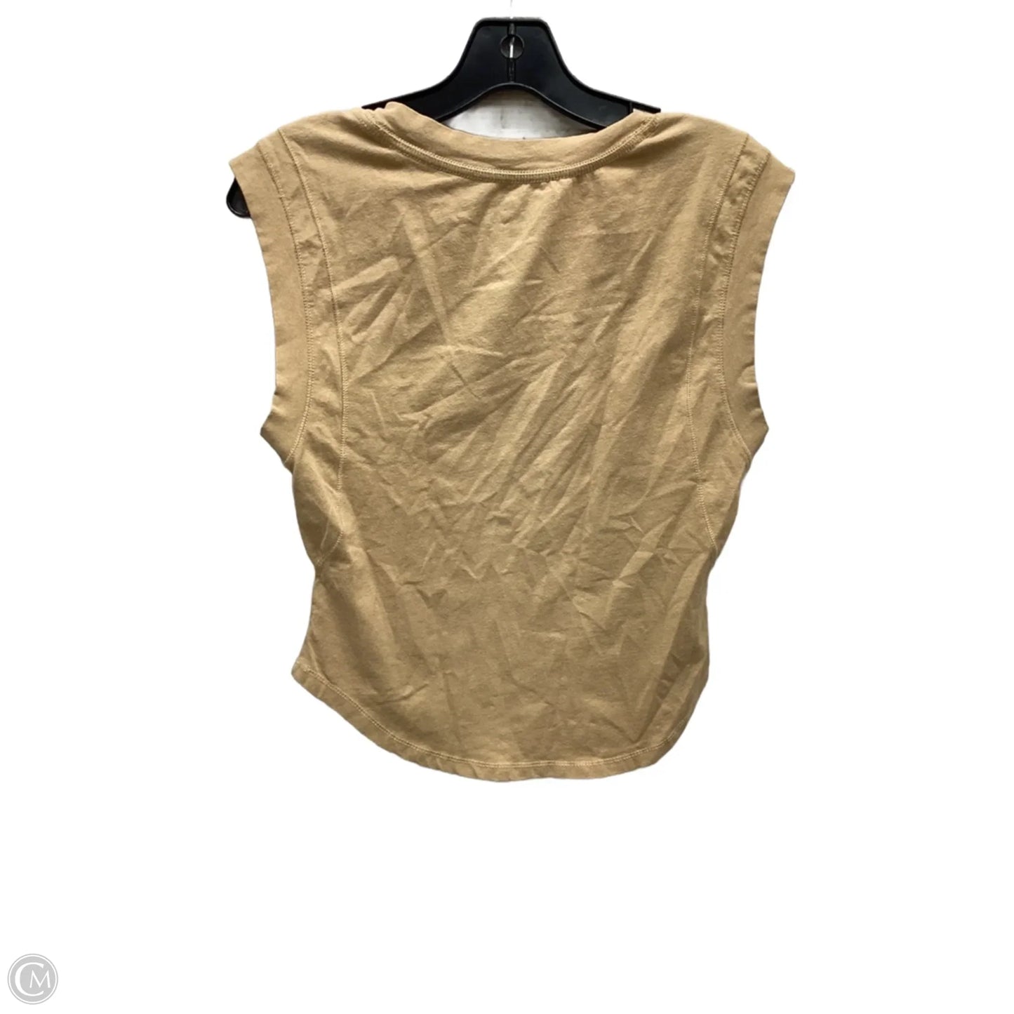Top Short Sleeve By Free People In Tan, Size: S