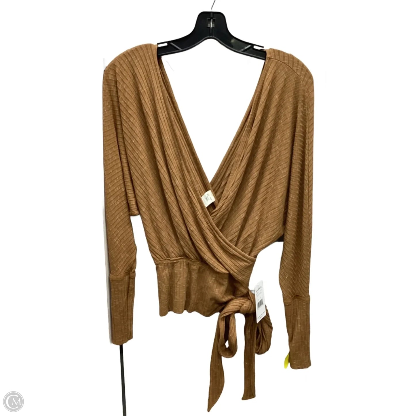 Top Long Sleeve By We The Free In Brown, Size: Xs