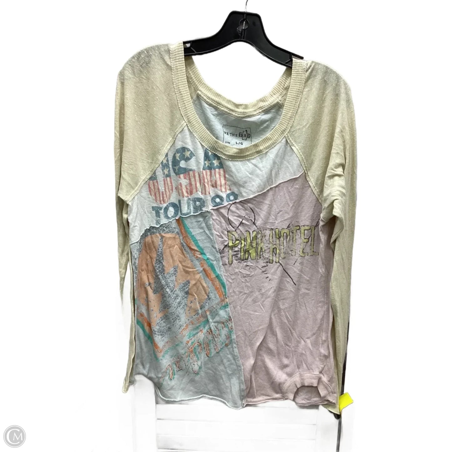 Top Long Sleeve By We The Free In Multi-colored, Size: L