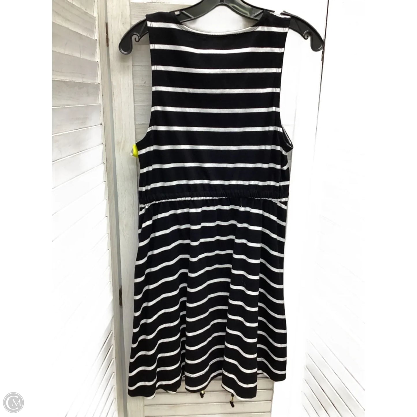 Dress Casual Midi By Loft In Striped Pattern, Size: S