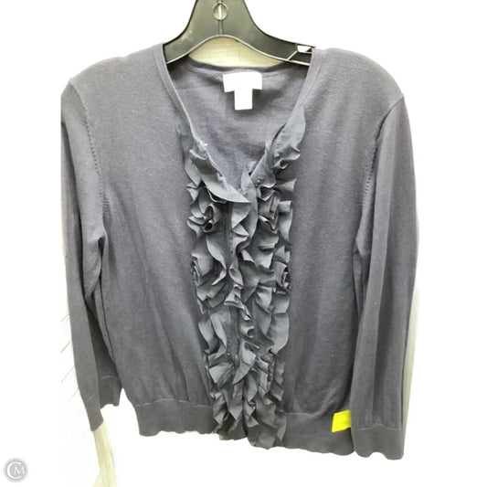 Cardigan By Loft In Grey, Size: L