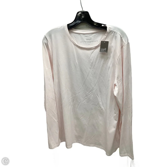 Top Long Sleeve By J. Jill In Pink, Size: Xl