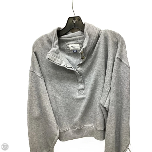 Sweatshirt Collar By American Eagle In Grey, Size: Xl