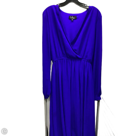Dress Casual Maxi By Lulus In Blue, Size: M
