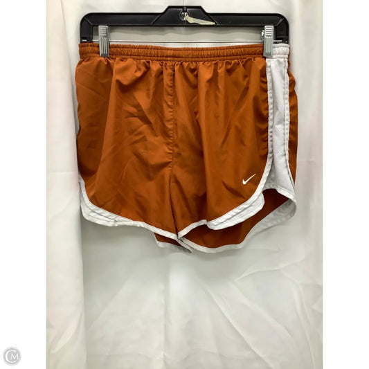 Athletic Shorts By Nike In Brown, Size: L