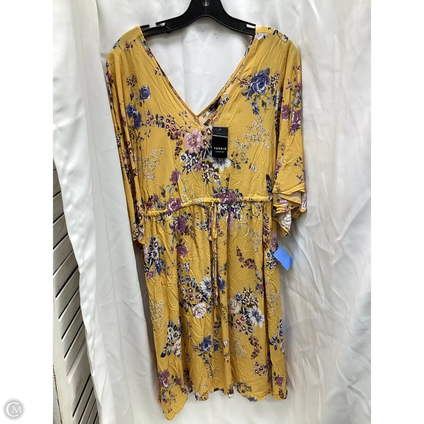 Dress Casual Midi By Torrid In Floral Print, Size: L