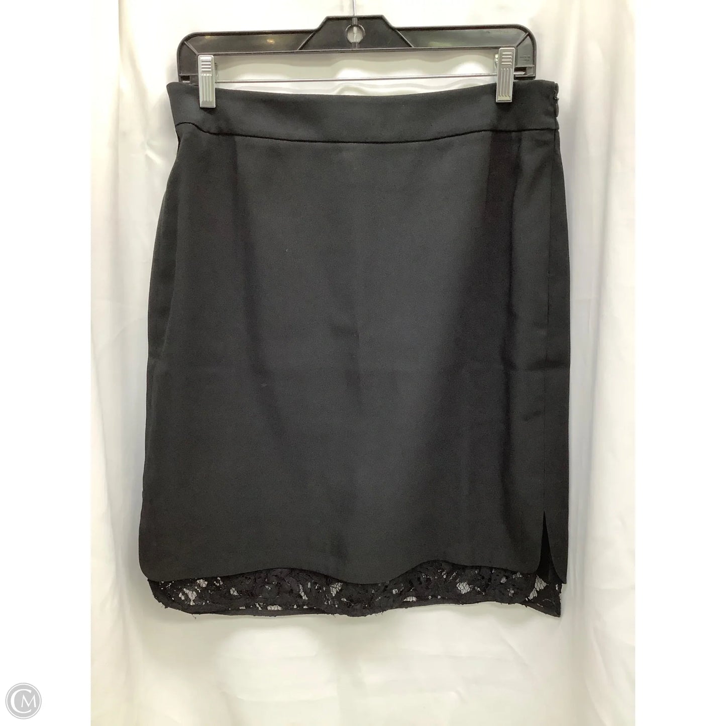 Skirt Midi By Ann Taylor In Black, Size: 8