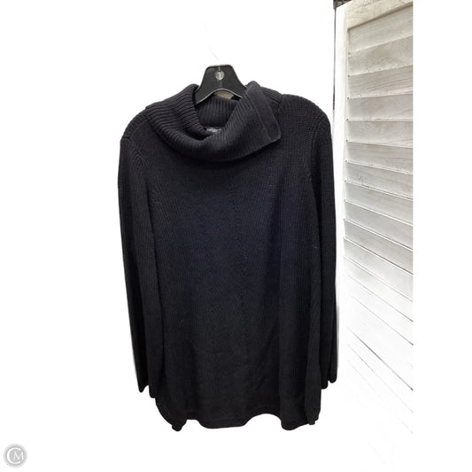 Sweater By Talbots In Black, Size: 1x