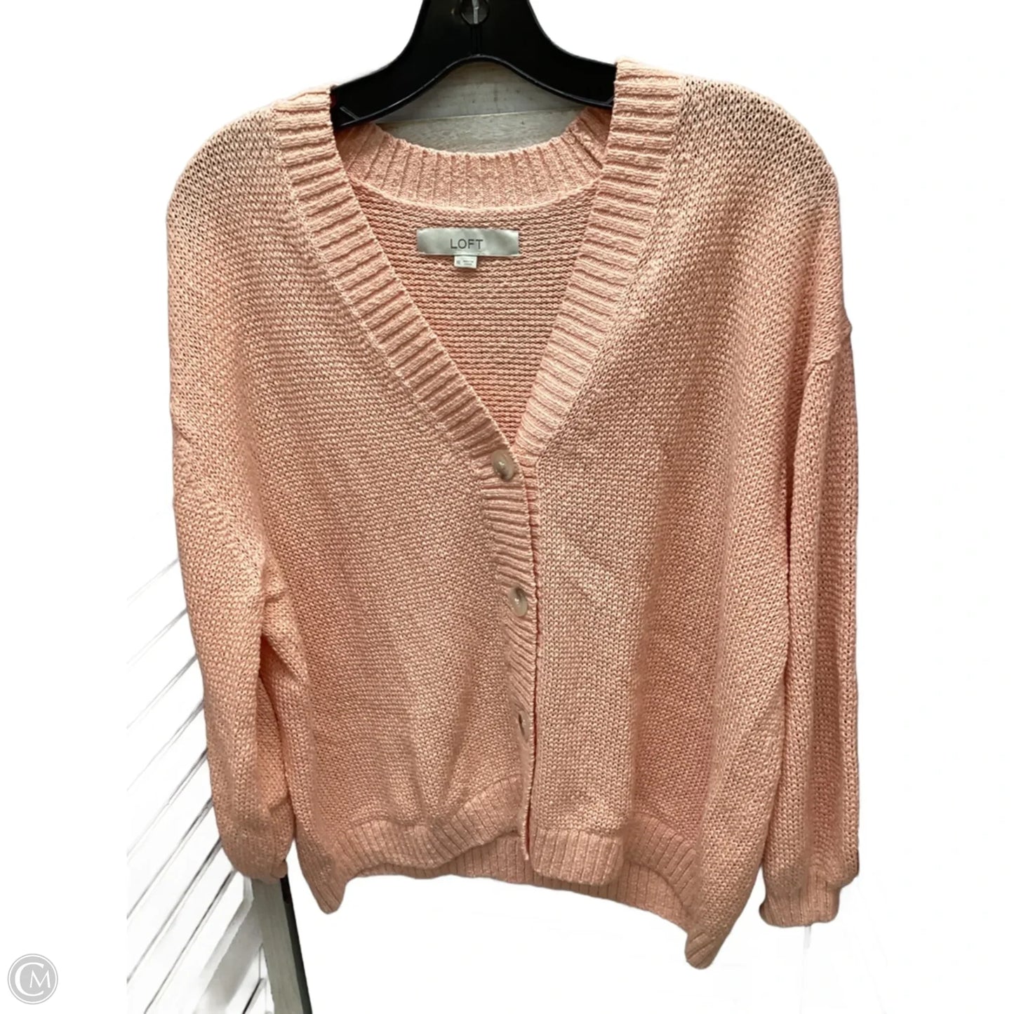 Cardigan By Loft In Peach, Size: Xl