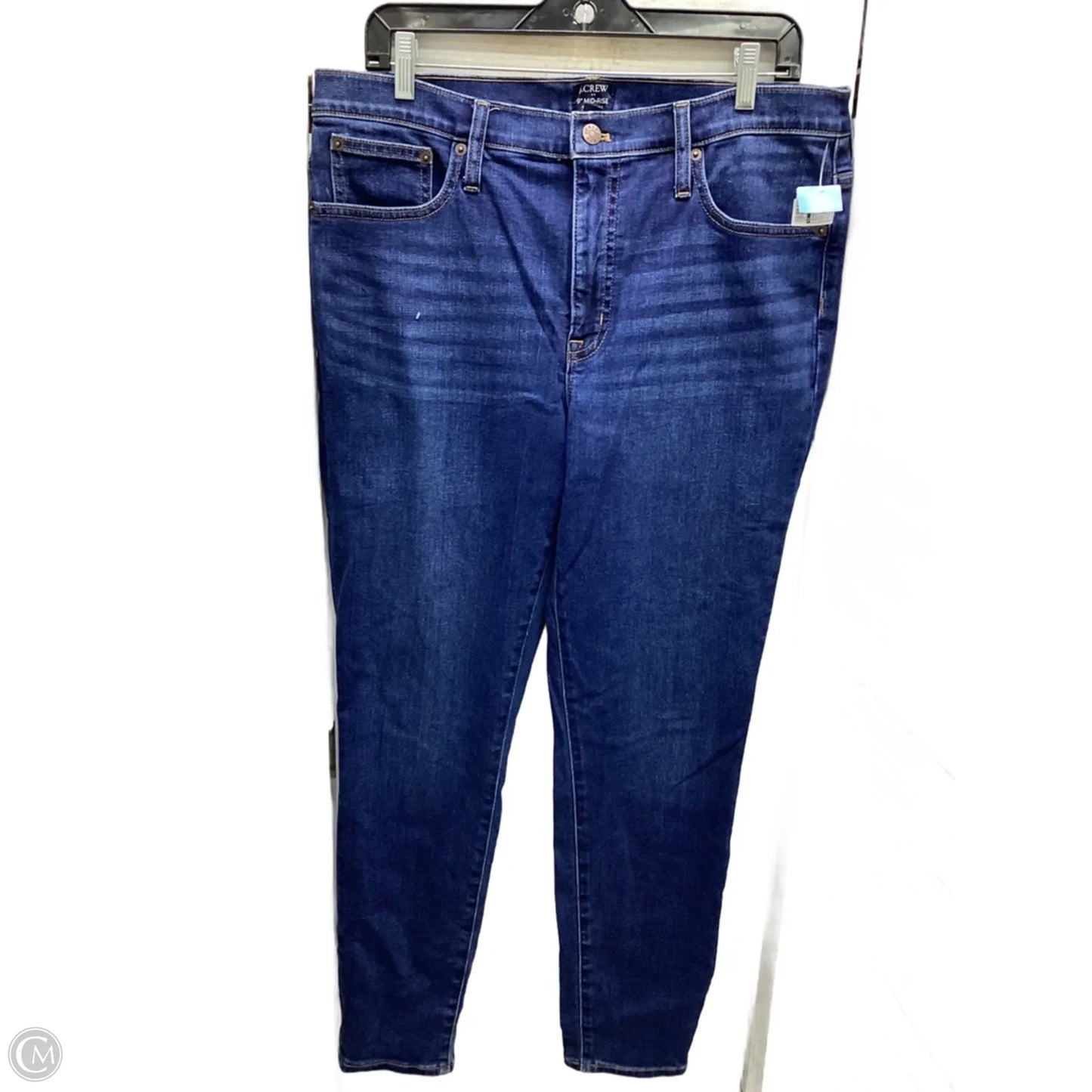 Jeans Skinny By J. Crew In Blue Denim, Size: 12