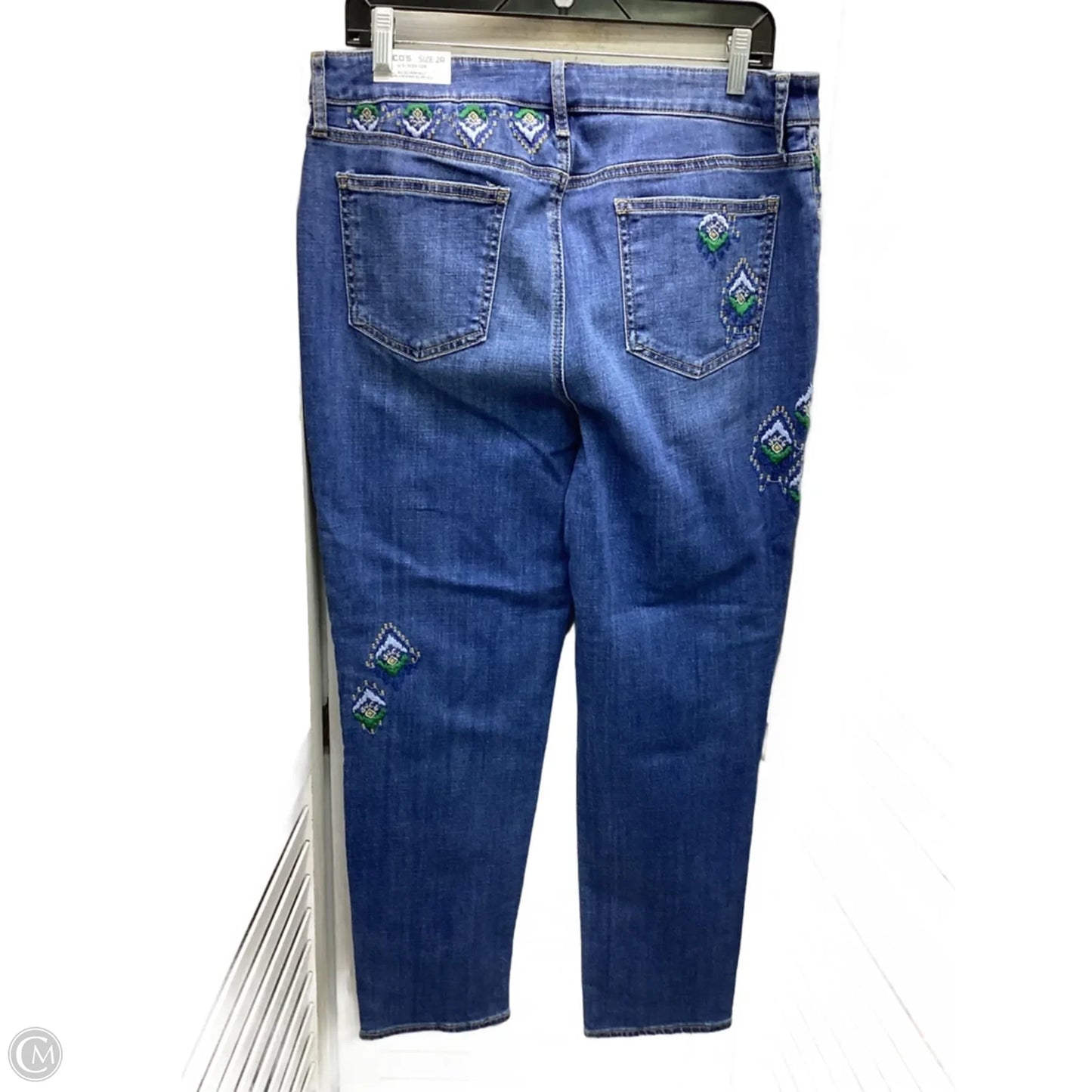 Jeans Boyfriend By Chicos In Blue Denim, Size: 12