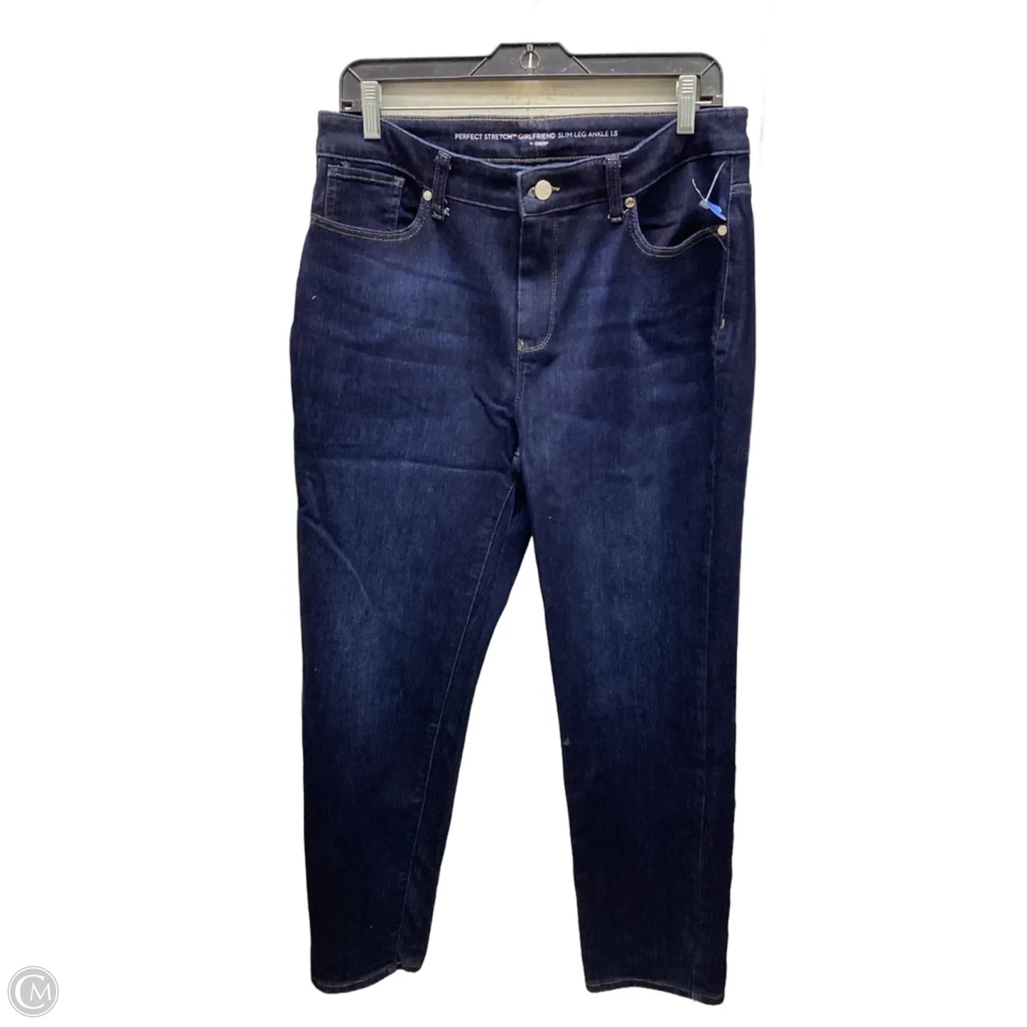 Jeans Boyfriend By Chicos In Blue Denim, Size: 10