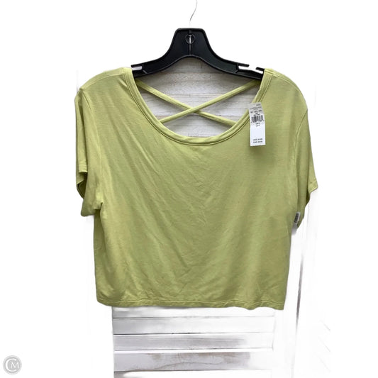 Top Short Sleeve By American Eagle In Green, Size: S