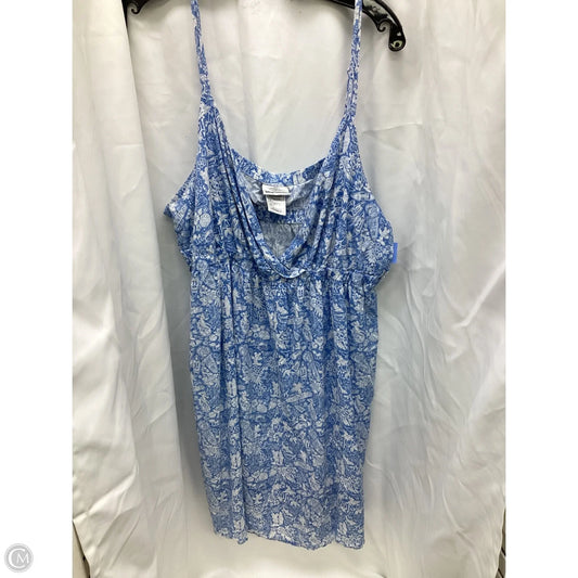 Dress Casual Midi By Disney In Blue, Size: Xxl
