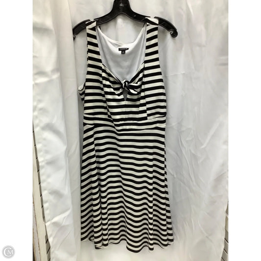 Dress Casual Midi By Torrid In Striped Pattern, Size: 1x