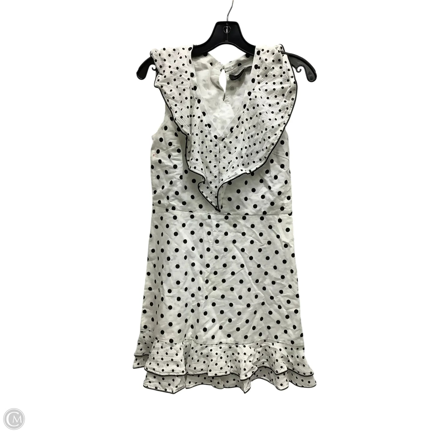 Dress Casual Midi By Clothes Mentor In Polkadot Pattern, Size: M