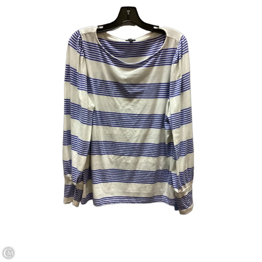 Top Long Sleeve By Talbots In Striped Pattern, Size: Xl